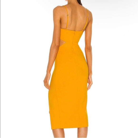 H:Ours Haydon Dress in Canary Yellow size medium - Picture 2 of 8